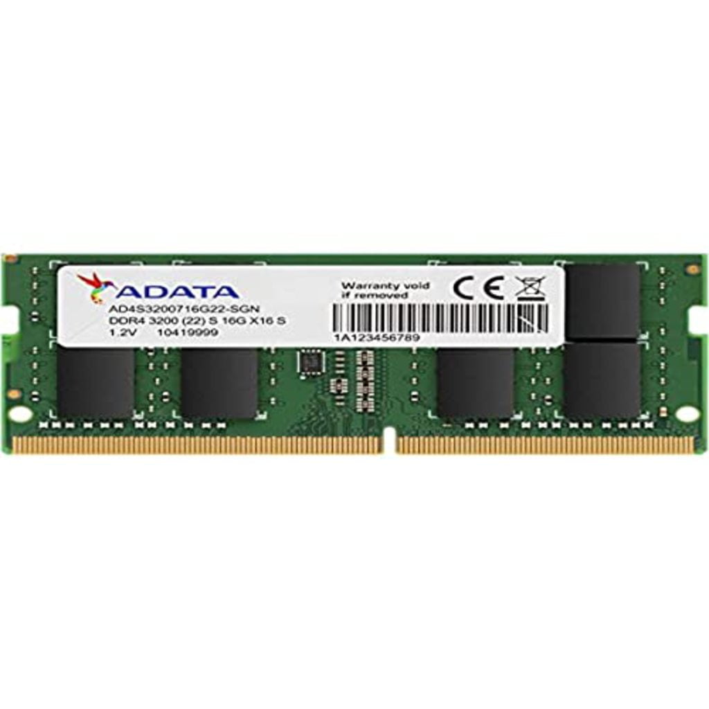 Adata Premier AD4S320016G22-SGN 16GB SODIMM System Memory DDR4, 3200MHz, 1 x 16GB