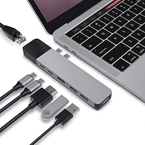 HYPER GN28N-GRAY laptop dock/port replicator Wired Grey