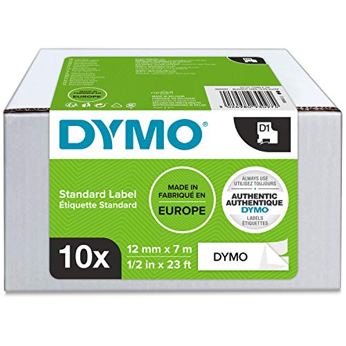 DYMO ® D1® Multi Pack - 12mm x 7m - Black on White
