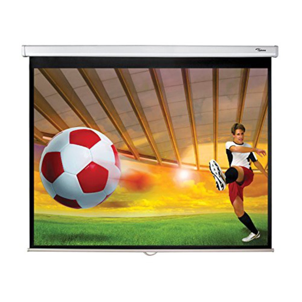 OPTOMA PANOVIEW DS-3084PWC 84' INCH' 4:3 MANUAL PULL DOWN PROJECTOR SCREEN