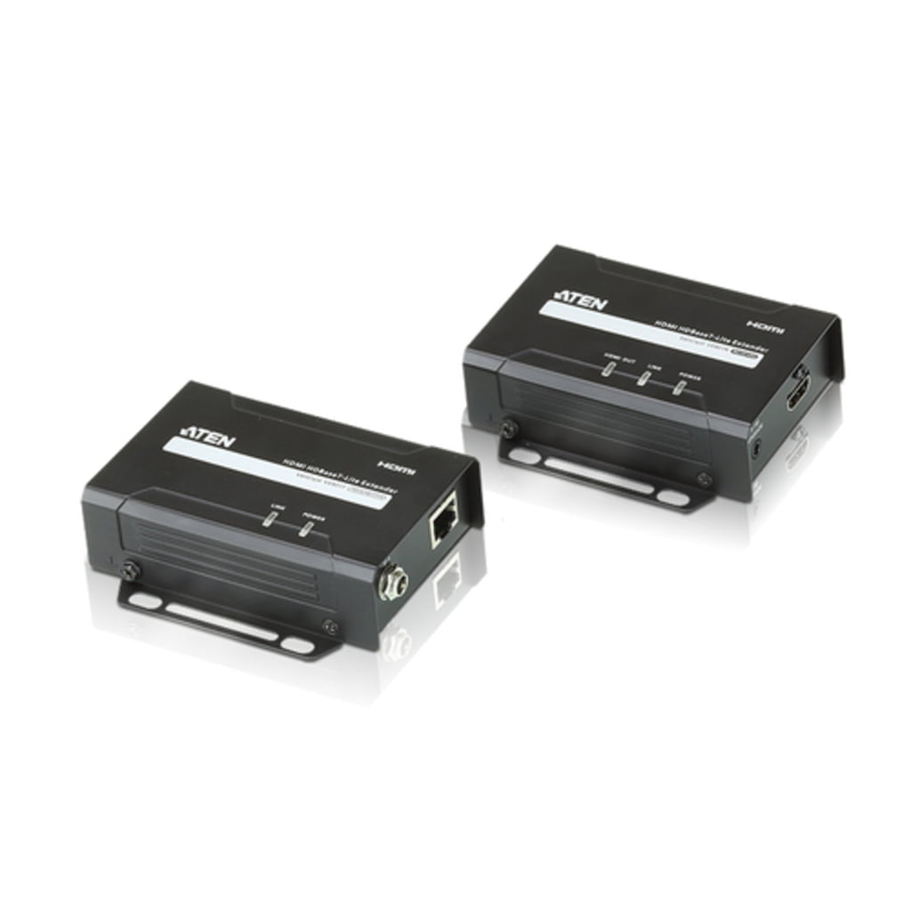 ATEN VE801-AT-G AV extender AV transmitter & receiver Black