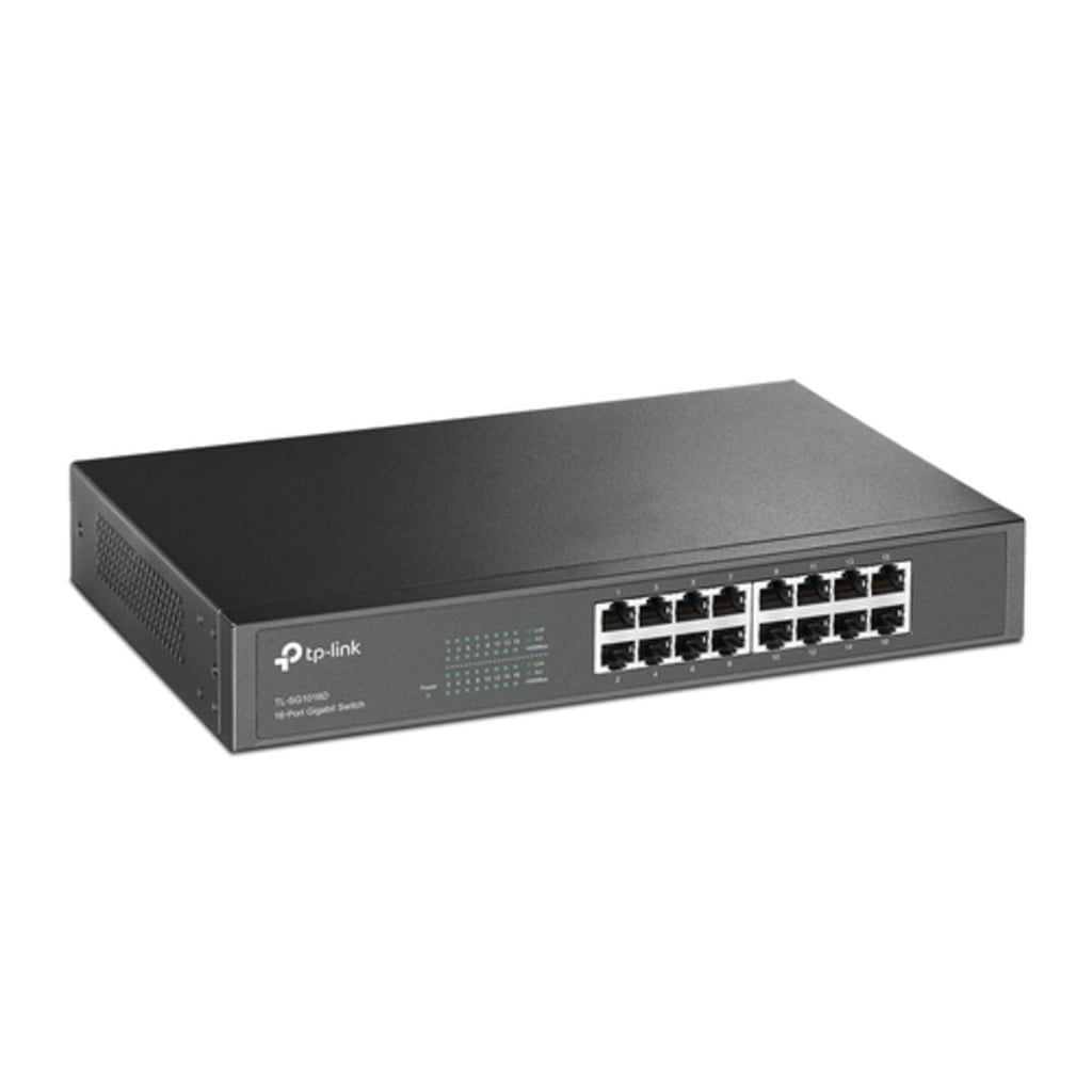 TP-Link TL-SG1016D Unmanaged Gigabit Ethernet (10/100/1000) Black