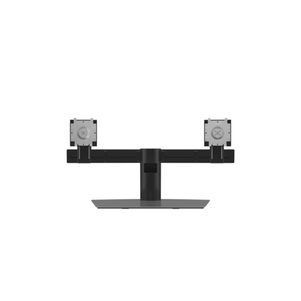 DELL Dual Monitor Stand 68.6 cm (27") Aluminium, Black Desk