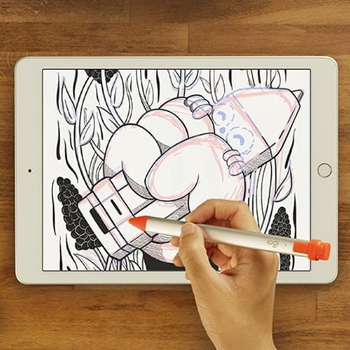 Logitech Crayon stylus pen 20 g Orange, White - Image 4