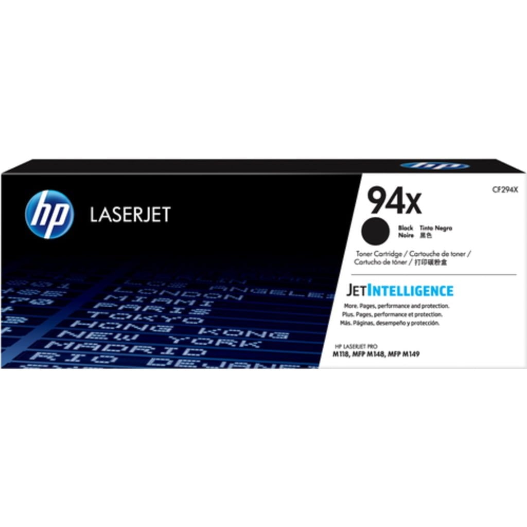 HP 94X High Yield Black Original LaserJet toner cartridge 1 pc(s)