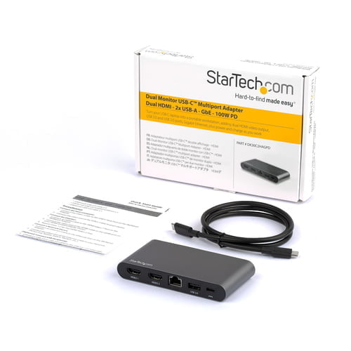 StarTech.com DK30C2HAGPD laptop dock/port replicator Wired USB 3.2 Gen 1 (3.1 Gen 1) Type-C Grey - Image 5