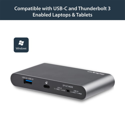 StarTech.com DK30C2DAGPD laptop dock/port replicator Wired USB 3.2 Gen 1 (3.1 Gen 1) Type-C Black - Image 9
