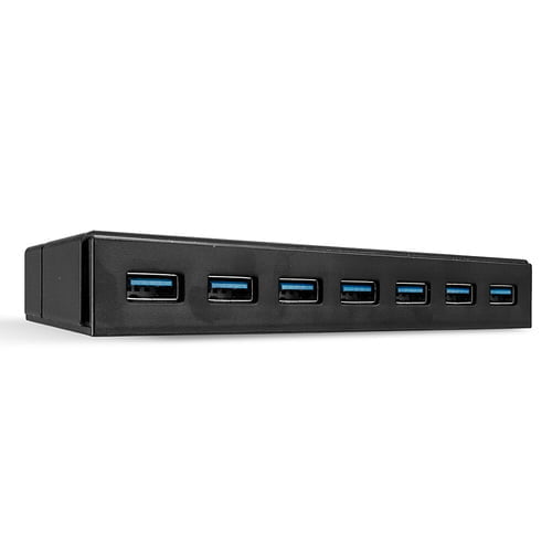Lindy 43228 interface hub USB 3.2 Gen 1 (3.1 Gen 1) Type-A 5000 Mbit/s Black
