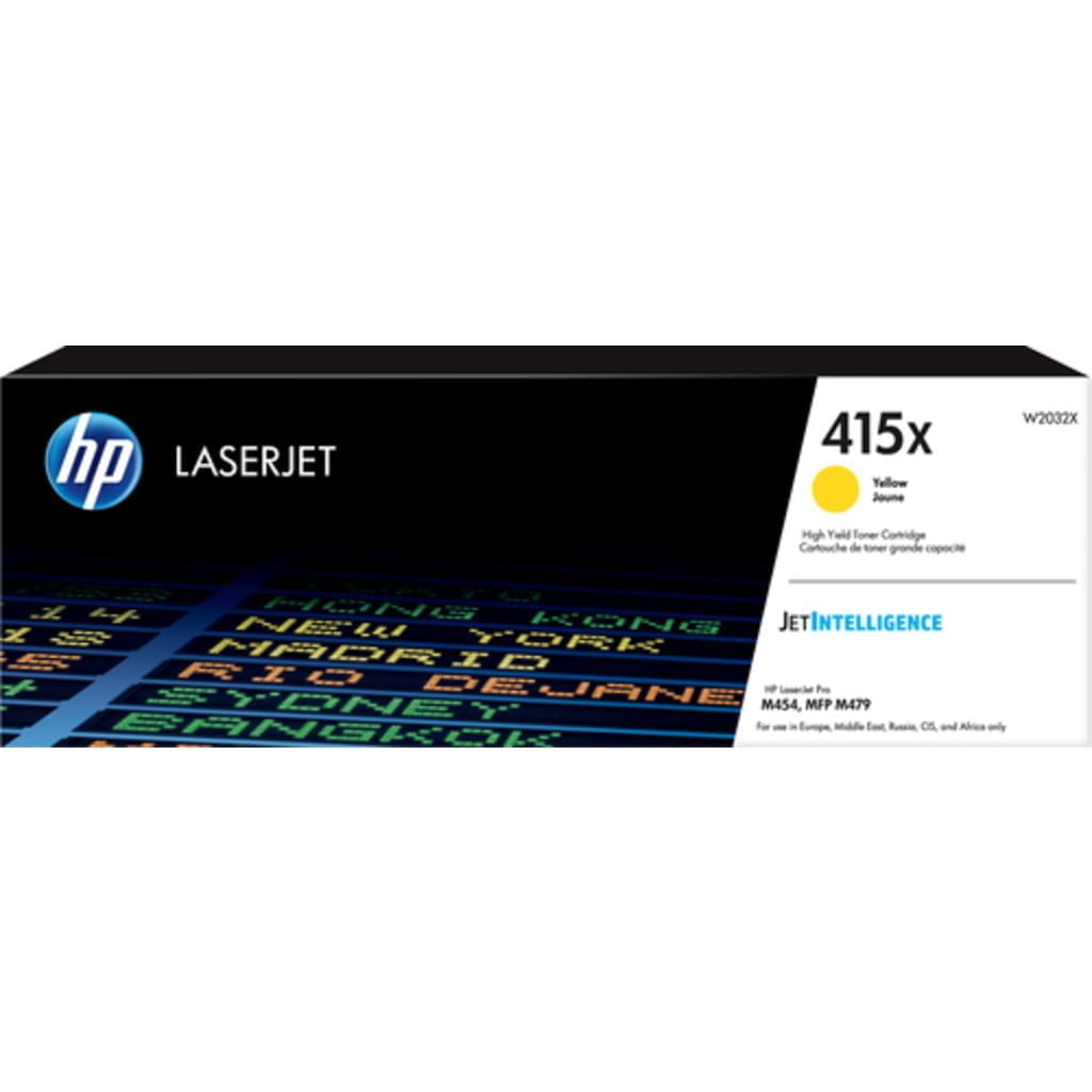 HP 415X High Yield Yellow Original LaserJet toner cartridge 1 pc(s)