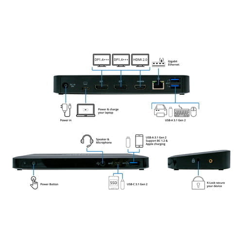 Origin Storage DELL-24KJ5-OS laptop dock/port replicator USB 3.2 Gen 1 (3.1 Gen 1) Type-C - Image 6