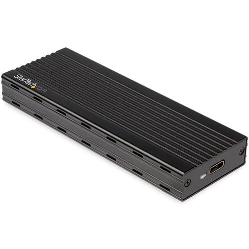 StarTech.com M2E1BMU31C storage drive enclosure Black