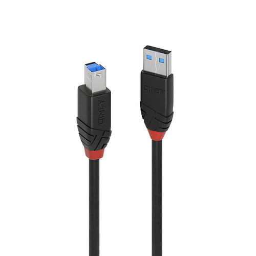 Lindy 43227 USB cable USB 3.2 Gen 1 (3.1 Gen 1) USB A USB B Black