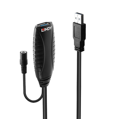 Lindy 43156 USB cable USB 3.2 Gen 1 (3.1 Gen 1) USB A Black