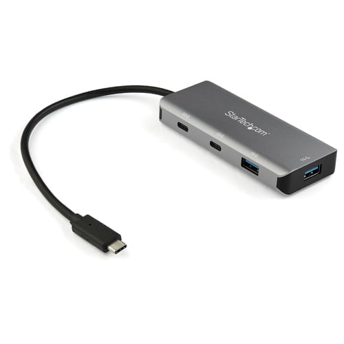 StarTech.com HB31C2A2CB interface hub USB 3.2 Gen 2 (3.1 Gen 2) Type-C 10000 Mbit/s Black, Grey