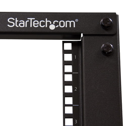 StarTech.com 4POSTRACK8U rack cabinet Freestanding rack Black - Image 5