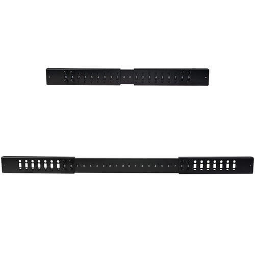 StarTech.com 4POSTRACK8U rack cabinet Freestanding rack Black - Image 4