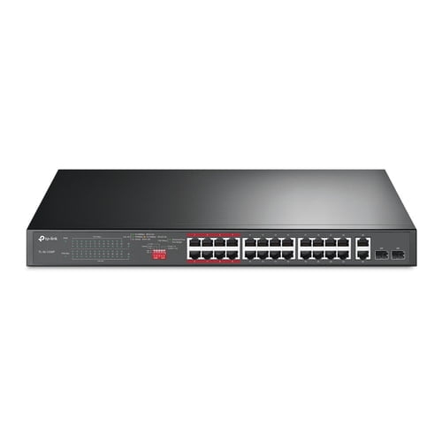 TP-Link TL-SL1226P Gigabit Ethernet (10/100/1000) Power over Ethernet (PoE) 1U Grey