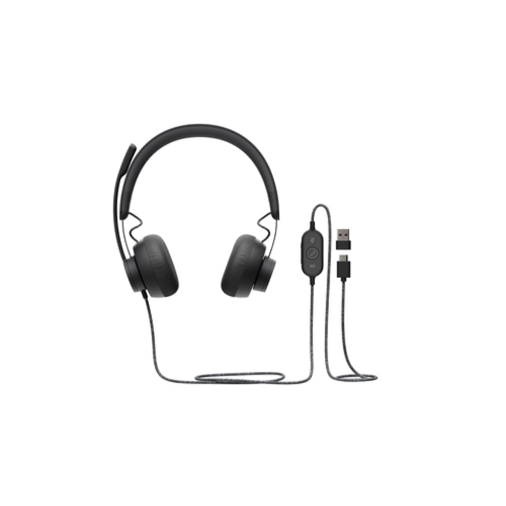 Logitech Zone Headset Head-band Calls/Music USB Type-C Graphite