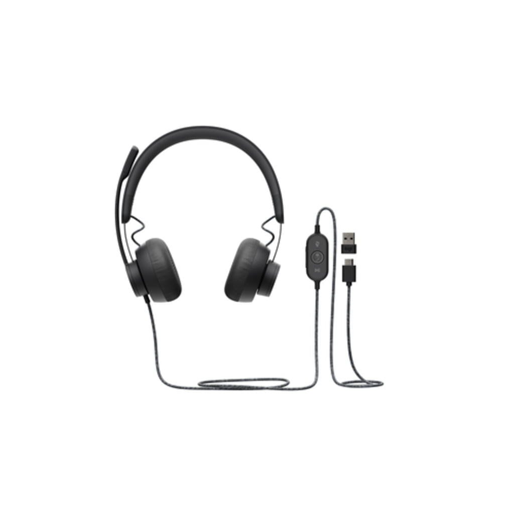 Logitech Zone Headset Head-band Calls/Music USB Type-C Graphite