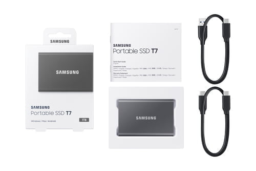 Samsung Portable SSD T7 1 TB Grey - Image 12
