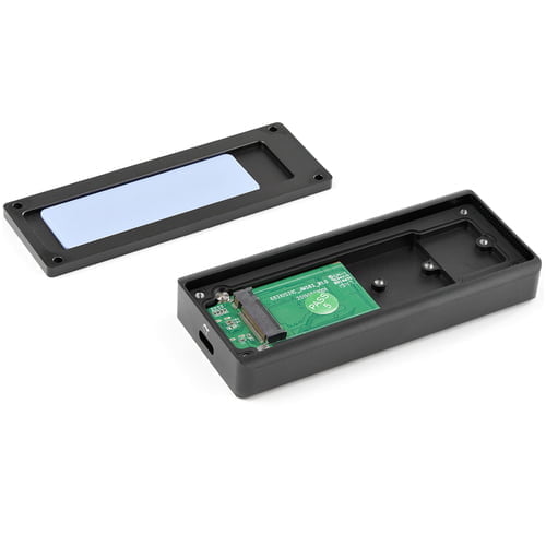 StarTech.com M2E1BRU31C storage drive enclosure Black - Image 3