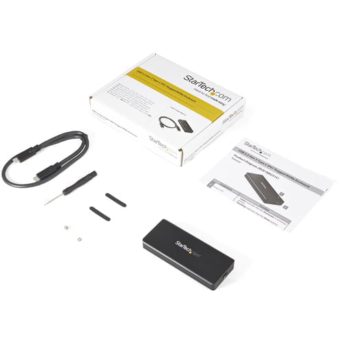 StarTech.com M2E1BRU31C storage drive enclosure Black - Image 4