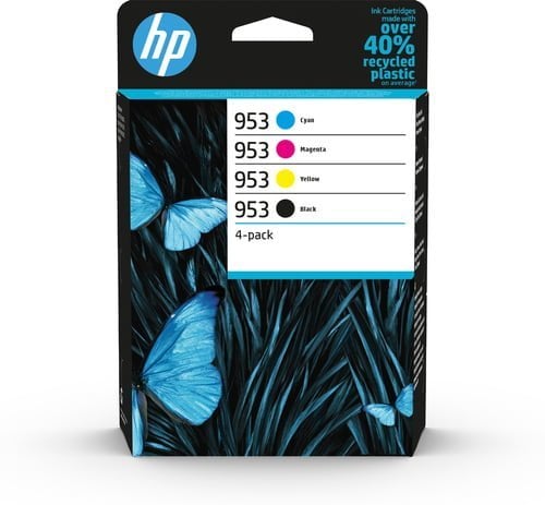 HP 953 4-pack Black/Cyan/Magenta/Yellow Original Ink Cartridges ink cartridge 4 pc(s) Standard Yield