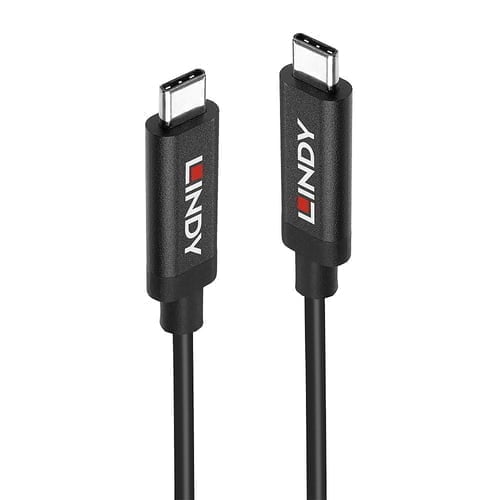 Lindy 43308 USB cable USB 3.2 Gen 2 (3.1 Gen 2) USB C Black