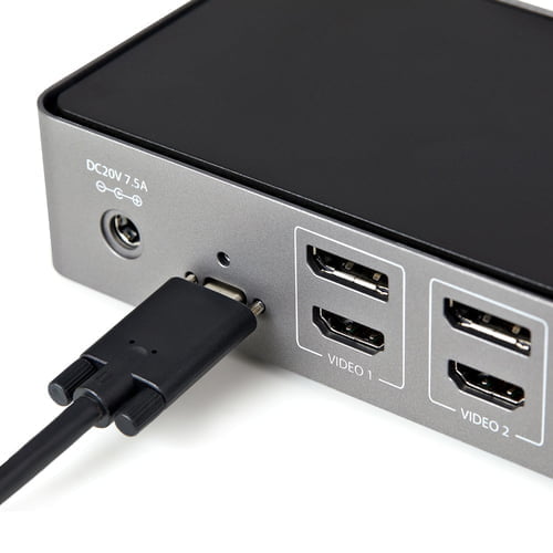 StarTech.com DK31C3HDPDUE laptop dock/port replicator Wired USB 3.2 Gen 2 (3.1 Gen 2) Type-C Black, - Image 5