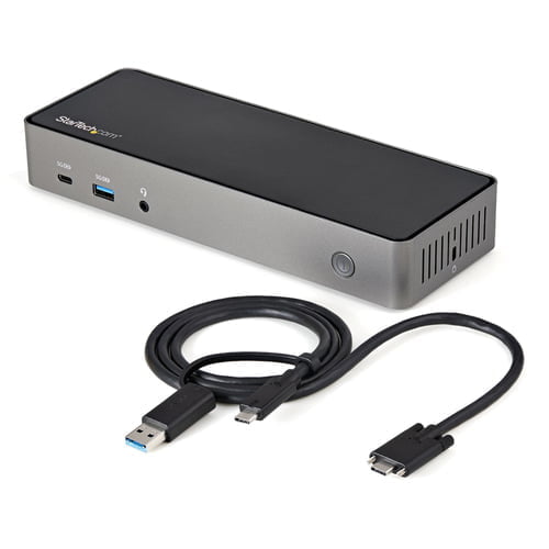 StarTech.com DK31C3HDPDUE laptop dock/port replicator Wired USB 3.2 Gen 2 (3.1 Gen 2) Type-C Black,