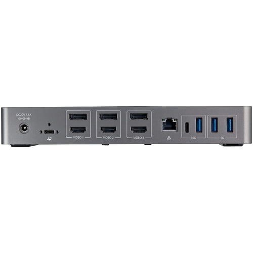 StarTech.com DK31C3HDPDUE laptop dock/port replicator Wired USB 3.2 Gen 2 (3.1 Gen 2) Type-C Black, - Image 8
