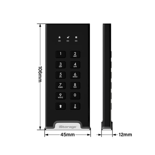 iStorage diskAshur M2 PIN 1 TB Black - Image 4