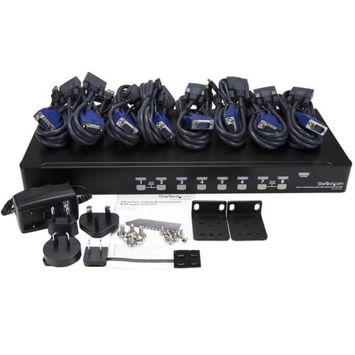 StarTech.com SV831DUSBUK KVM switch Rack mounting Black - Image 4