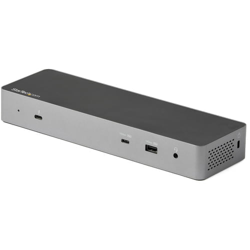 StarTech.com TB3CDK2DHUE laptop dock/port replicator Wired Black, Grey