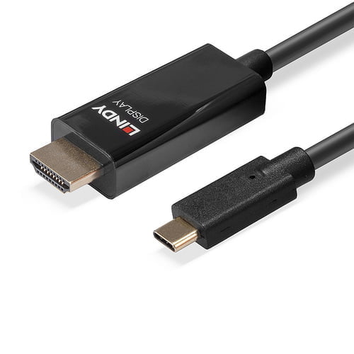 Lindy 43315 video cable adapter USB Type-C HDMI Type A (Standard) Black - Image 5