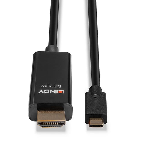 Lindy 43315 video cable adapter USB Type-C HDMI Type A (Standard) Black - Image 4
