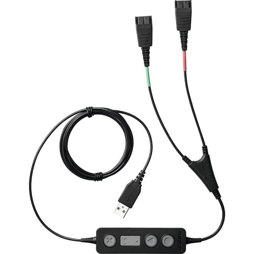 Jabra Link 265 audio cable USB2.0 2x QD Black