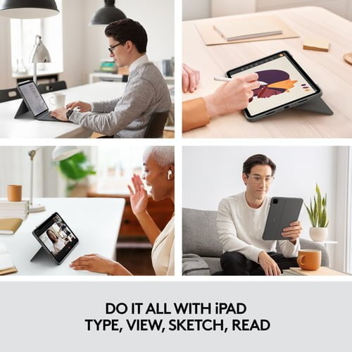 Logitech Combo Touch Grey Smart Connector QWERTY UK International