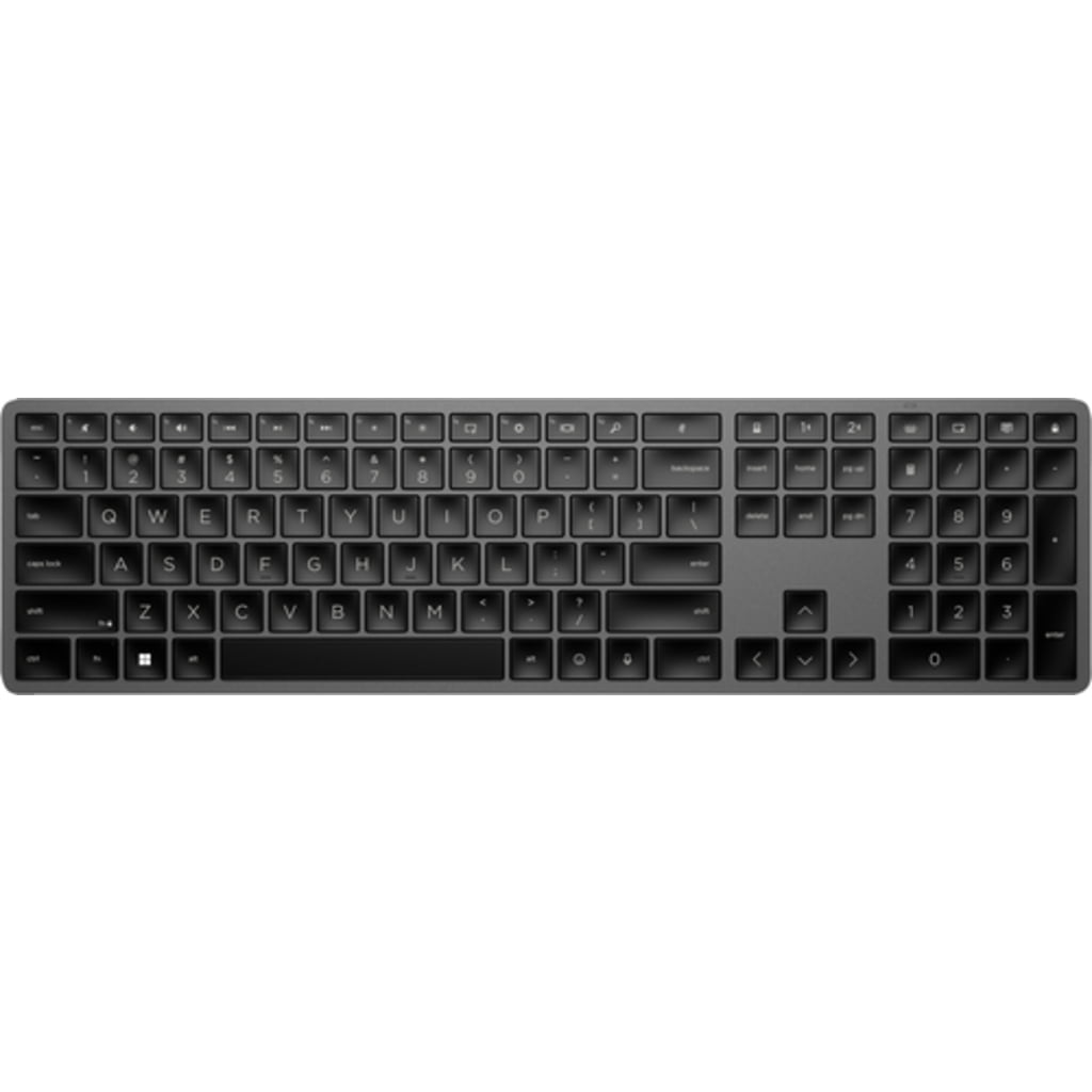 HP 975 Dual-Mode Wireless keyboard RF Wireless + Bluetooth Black