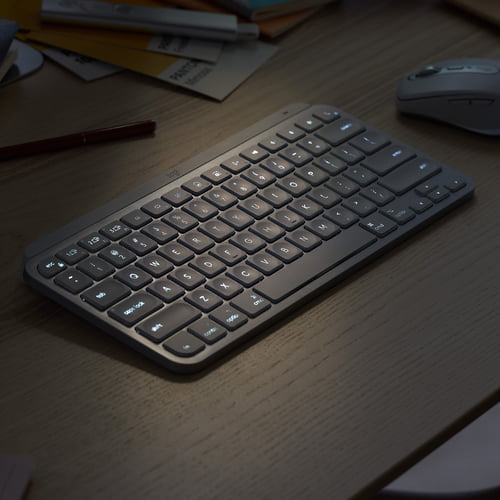 Logitech MX Keys Mini keyboard RF Wireless + Bluetooth QWERTY English Graphite - Image 4