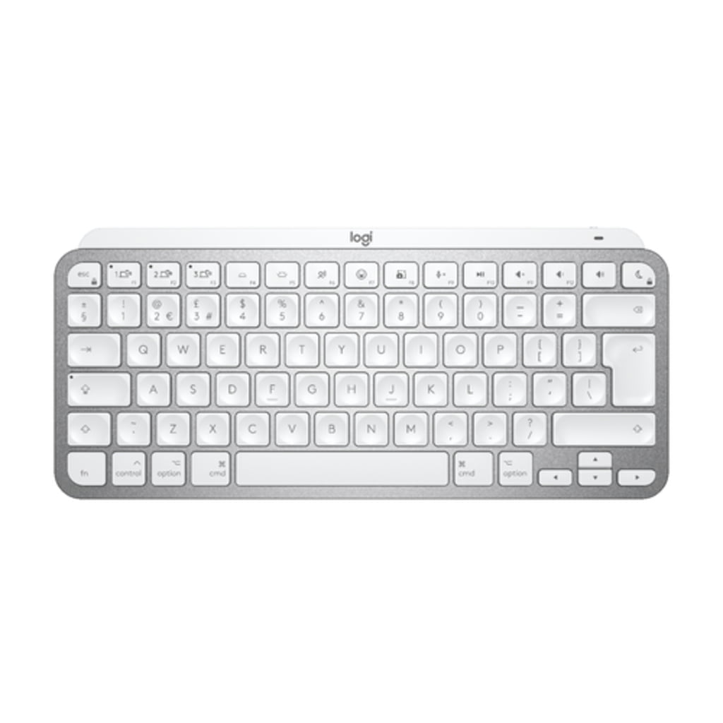 Logitech MX Keys Mini For Mac Minimalist Wireless Illuminated keyboard Bluetooth QWERTY English Grey