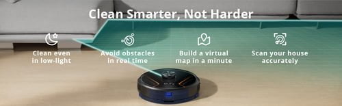 Eufy X8 Hybrid robot vacuum 0.4 L Bagless Black, Orange - Image 11