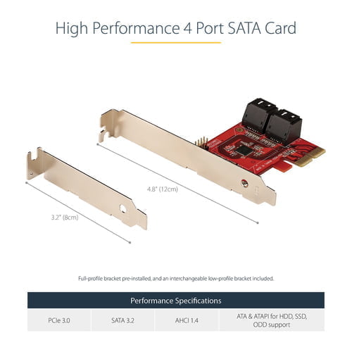 StarTech.com 4P6G-PCIE-SATA-CARD interface cards/adapter Internal - Image 11