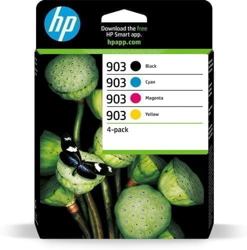 HP 903 4-pack Black/Cyan/Magenta/Yellow Original Ink Cartridges ink cartridge 4 pc(s) Standard Yield