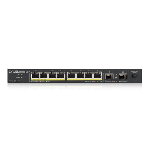 Zyxel GS1100-10HP v2 Unmanaged Gigabit Ethernet (10/100/1000) Power over Ethernet (PoE) Black - Image 3