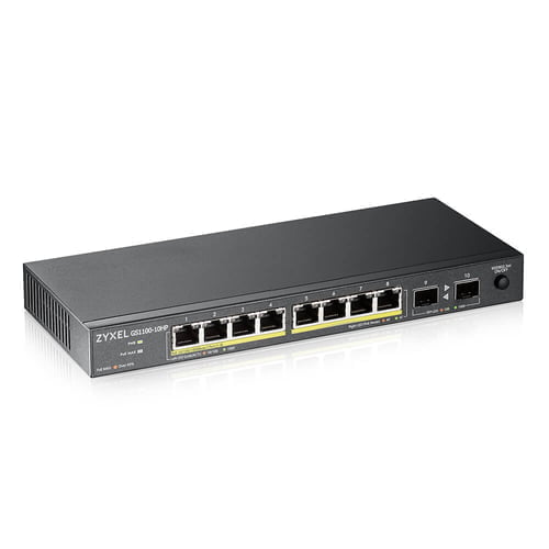 Zyxel GS1100-10HP v2 Unmanaged Gigabit Ethernet (10/100/1000) Power over Ethernet (PoE) Black - Image 2