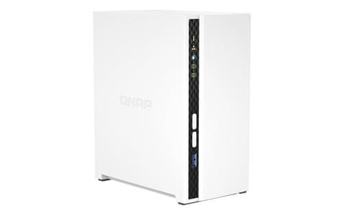 QNAP TS-233 NAS/storage server Mini Tower Ethernet LAN White Cortex-A55 - Image 3