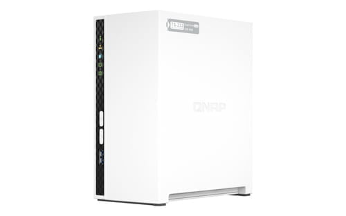 QNAP TS-233 NAS/storage server Mini Tower Ethernet LAN White Cortex-A55 - Image 2