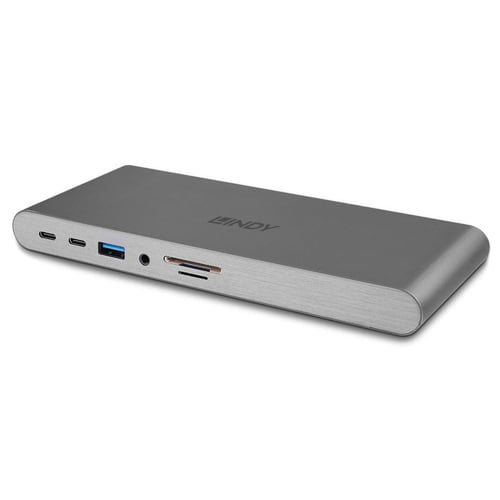 Lindy DST-Pro 5K Wired USB 3.2 Gen 1 (3.1 Gen 1) Type-C Silver - Image 4