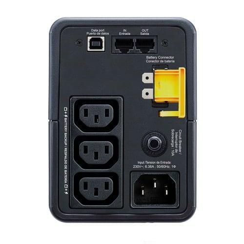 APC Back-UPS uninterruptible power supply (UPS) Line-Interactive 0.5 kVA 300 W 3 AC outlet(s) - Image 3